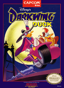 Darkwing Duck - NES Cover Art