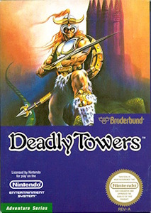 Deadly Towers - NES Cover Art