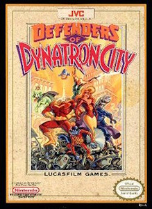 Defenders of Dynatron City - NES Cover Art