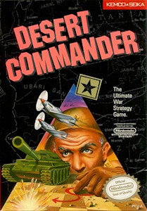 Desert Commander - NES Cover Art