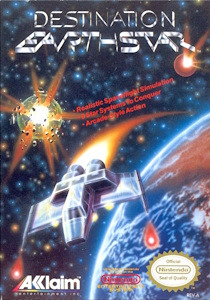 Destination Earthstar - NES Cover Art