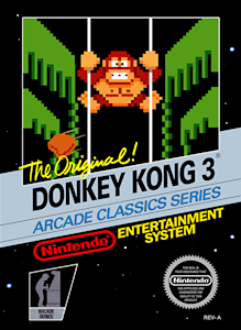 Donkey Kong 3 - NES Cover Art