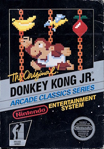 Donkey Kong Jr - NES Cover Art
