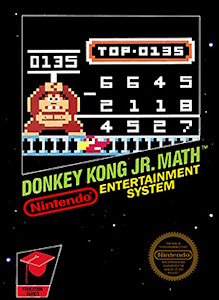 Donkey Kong Jr. Math - NES Cover Art