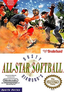 Dusty Diamond's All-Star Softball - NES Cover Art
