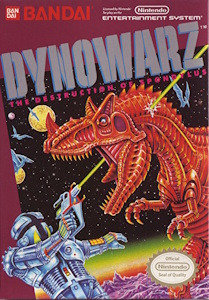 Dynowarz: Destruction of Spondylus - NES Cover Art