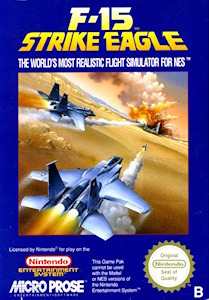 F-15 Strike Eagle - NES Cover Art