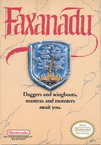 Faxanadu - NES Cover Art