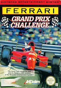 Ferrari Grand Prix Challenge - NES Cover Art