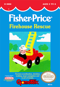Fisher-Price Firehouse Rescue - NES Cover Art