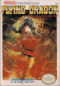 Flying Dragon: The Secret Scroll - NES Cover Art