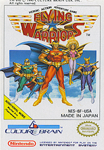 Flying Warriors - NES Cover Art