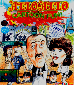 'Allo 'Allo! Cartoon Fun! - Amiga Cover Art