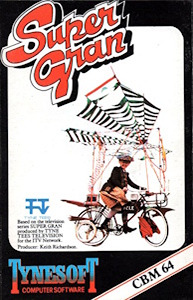SuperGran - Commodore 64 Cover Art