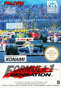 Formula 1 Sensation - NES Cover Art