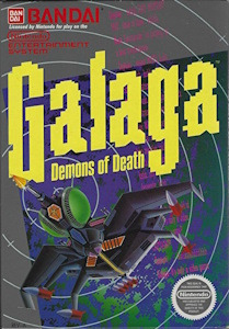 Galaga - NES Cover Art