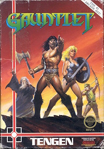 Gauntlet - NES Cover Art