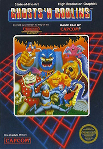 Ghosts 'n Goblins - NES Cover Art