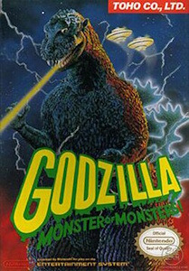 Godzilla: Monster of Monsters - NES Cover Art