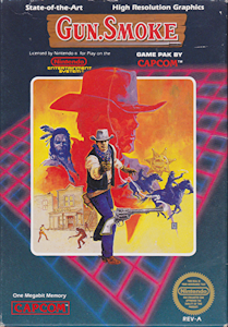 Gun.Smoke - NES Cover Art