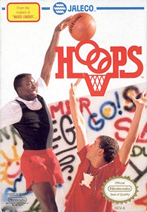 Hoops - NES Cover Art