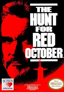 The Hunt for Red October - NES Cover Art