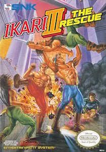 Ikari III: The Rescue - NES Cover Art