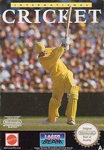 International Cricket - NES Cover Art