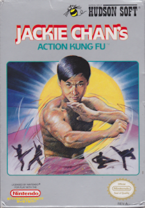 Jackie Chan's Action Kung Fu - NES Cover Art