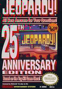 Jeopardy!: 25th Anniversary Edition - NES Cover Art