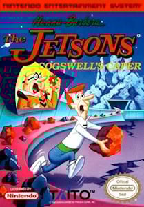 Cover art for the Nintendo Entertainment System game The Jetsons: Cogswell's Caper!