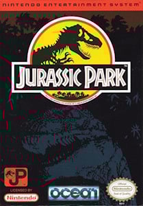 Jurassic Park - NES Cover Art