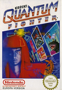 Cover art for the Nintendo Entertainment System game Kabuki: Quantum Fighter