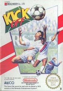Cover art for the Nintendo Entertainment System game Kick Off