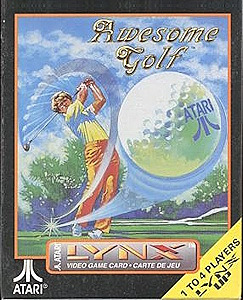 Awesome Golf - Atari Lynx Cover Art
