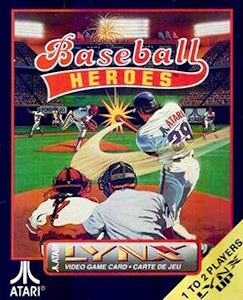 Baseball Heroes - Atari Lynx Cover Art