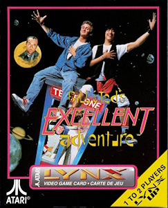 Bill & Ted's Excellent Adventure - Atari Lynx Cover Art