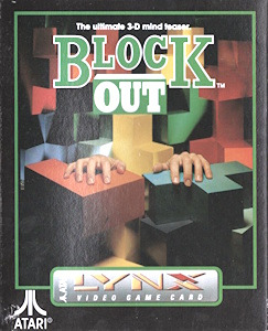 Blockout - Atari Lynx Cover Art