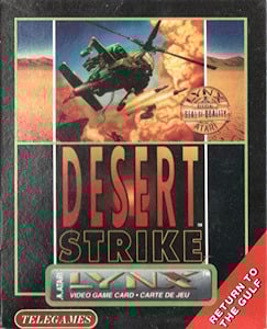 Desert Strike - Atari Lynx Cover Art