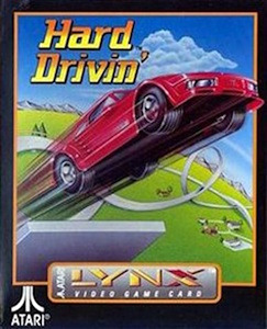 Hard Drivin - Atari Lynx Cover Art