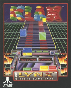 Klax - Atari Lynx Cover Art
