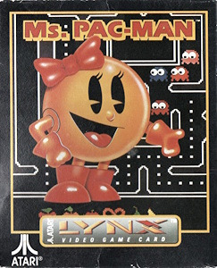 Ms. Pac-Man - Atari Lynx Cover Art