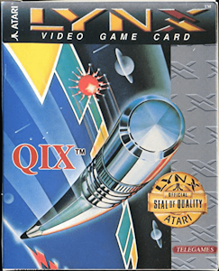 Qix - Atari Lynx Cover Art