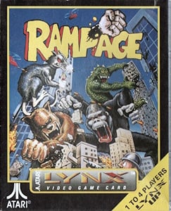Rampage - Atari Lynx Cover Art