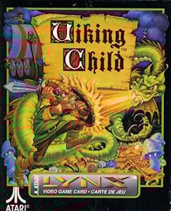 Viking Child - Atari Lynx Cover Art