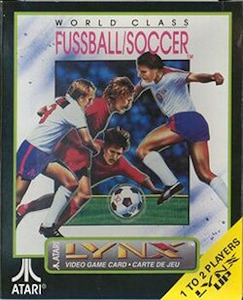 World Class Fussball/Soccer - Atari Lynx Cover Art
