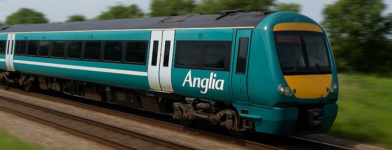 Image showing a Class 170 DMU in Anglia Railways livery
