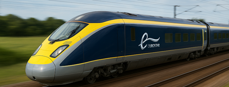 Image showing an E320 train in Eurostar livery