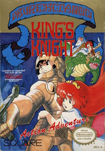 King's Knight - NES Cover Art