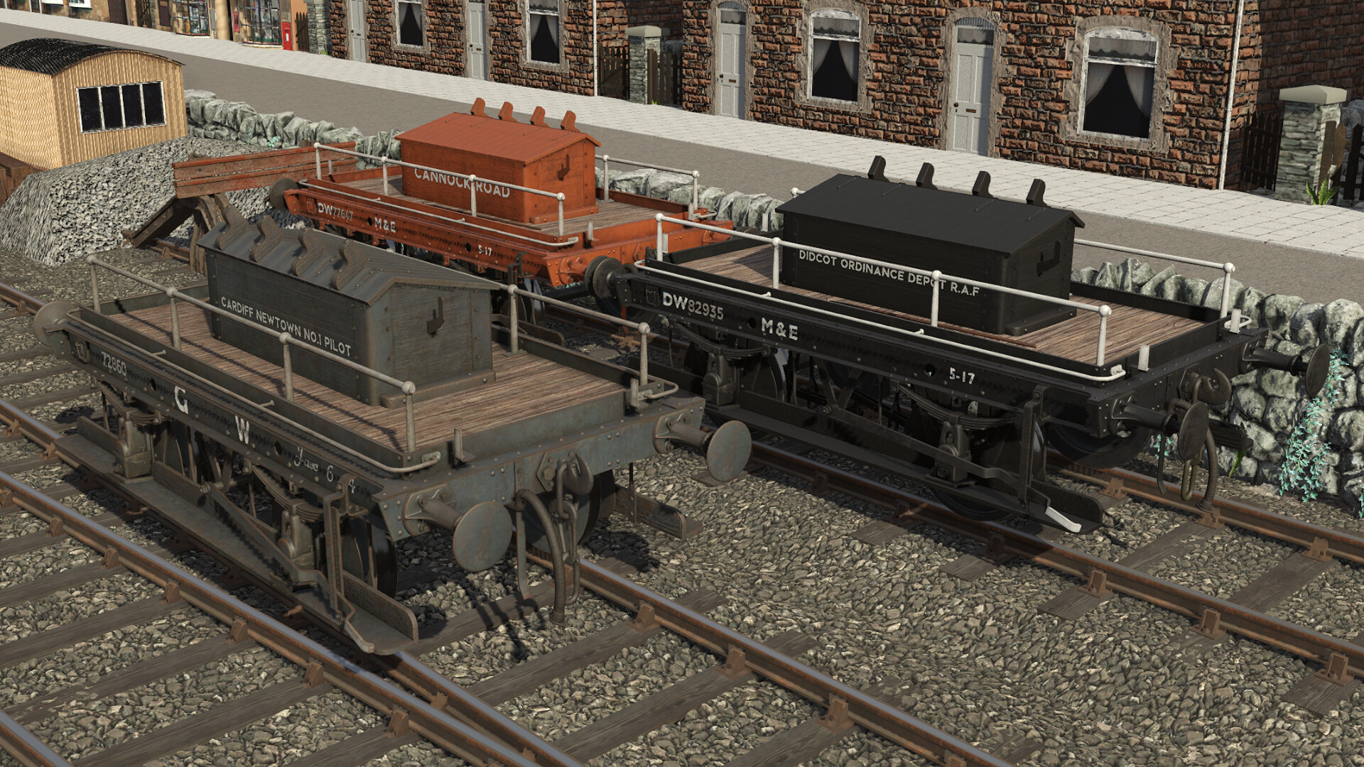 Clicking image taking you to the UK coaches and wagons category for Trainz 22
